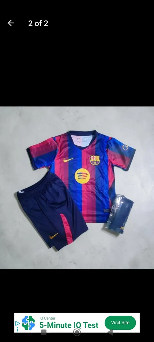 BARCELONA ( LAMINE YAMAL 10) SIZE,6/7 ,8/9, 10/11 - Image 2