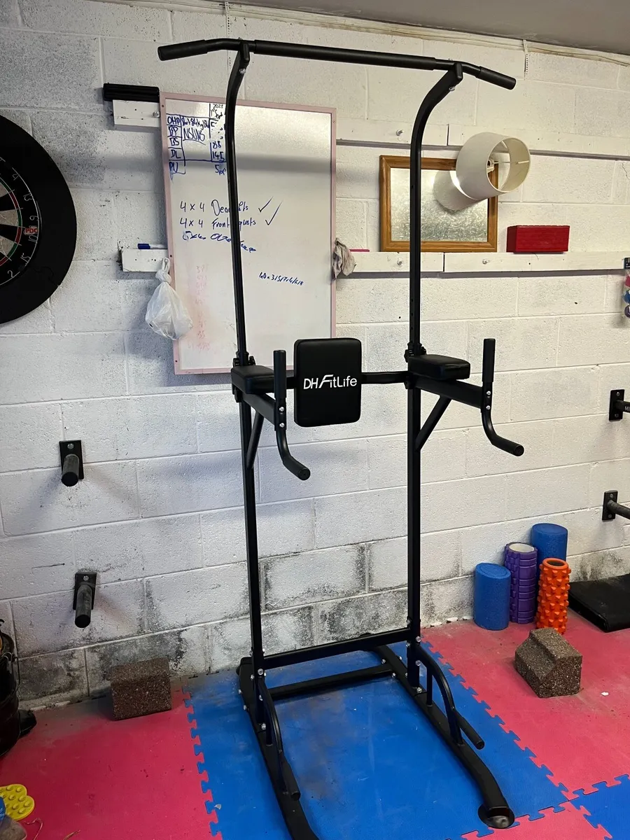 DH FITLife Power Tower - Pull Up & Dip Station - Image 1