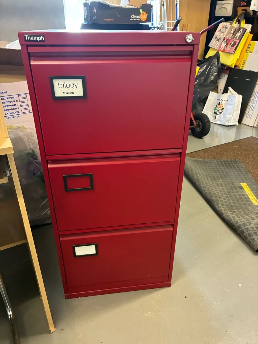 Office Chair & Filling Cabinet - Image 2