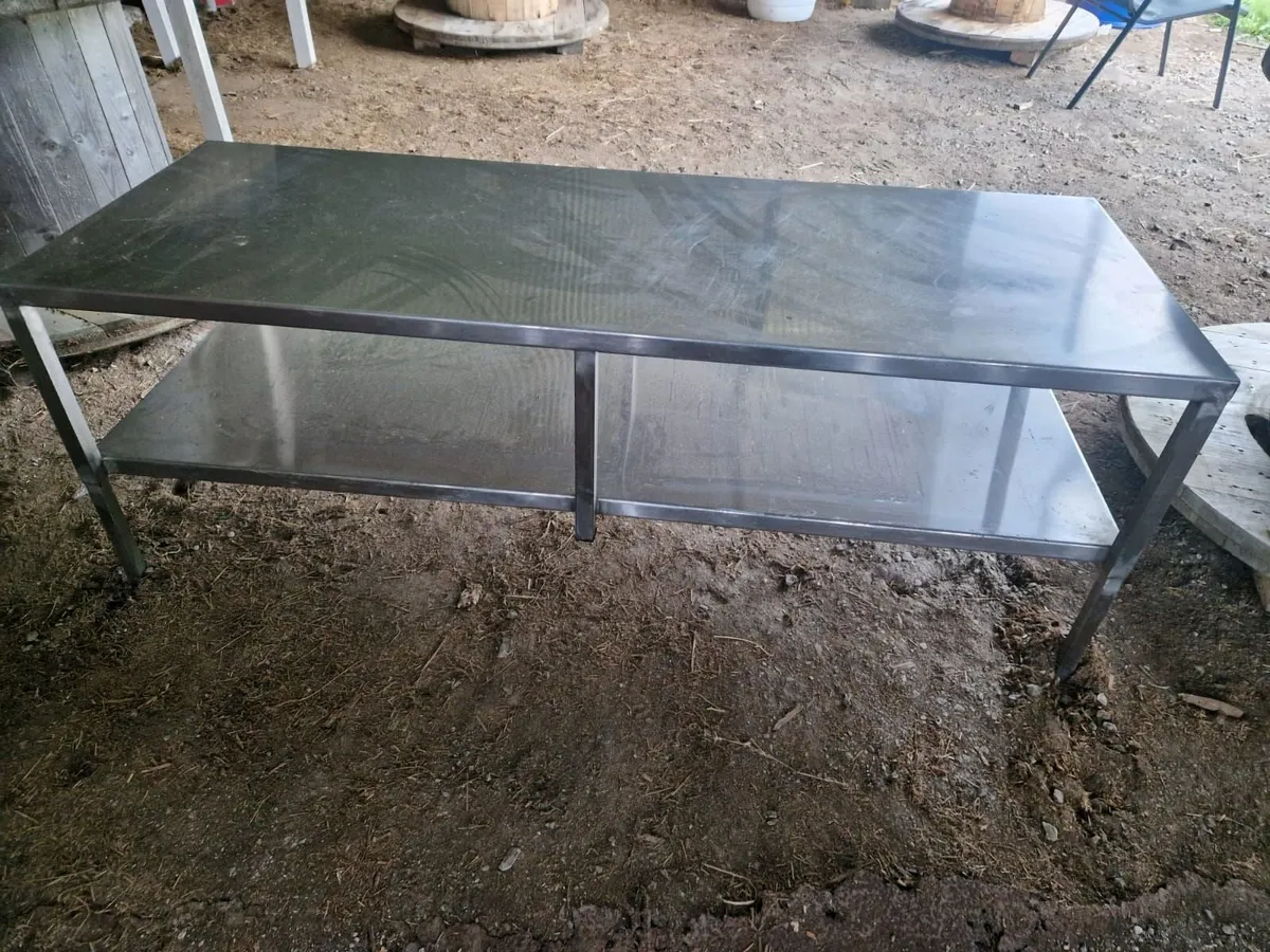 Stainless steel table - Image 1