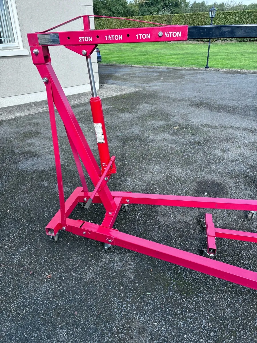 Heavy duty Engine crane hoist with stand - Image 4