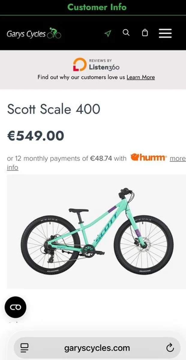 Scott 24" Junior MTB - Near New - Image 2