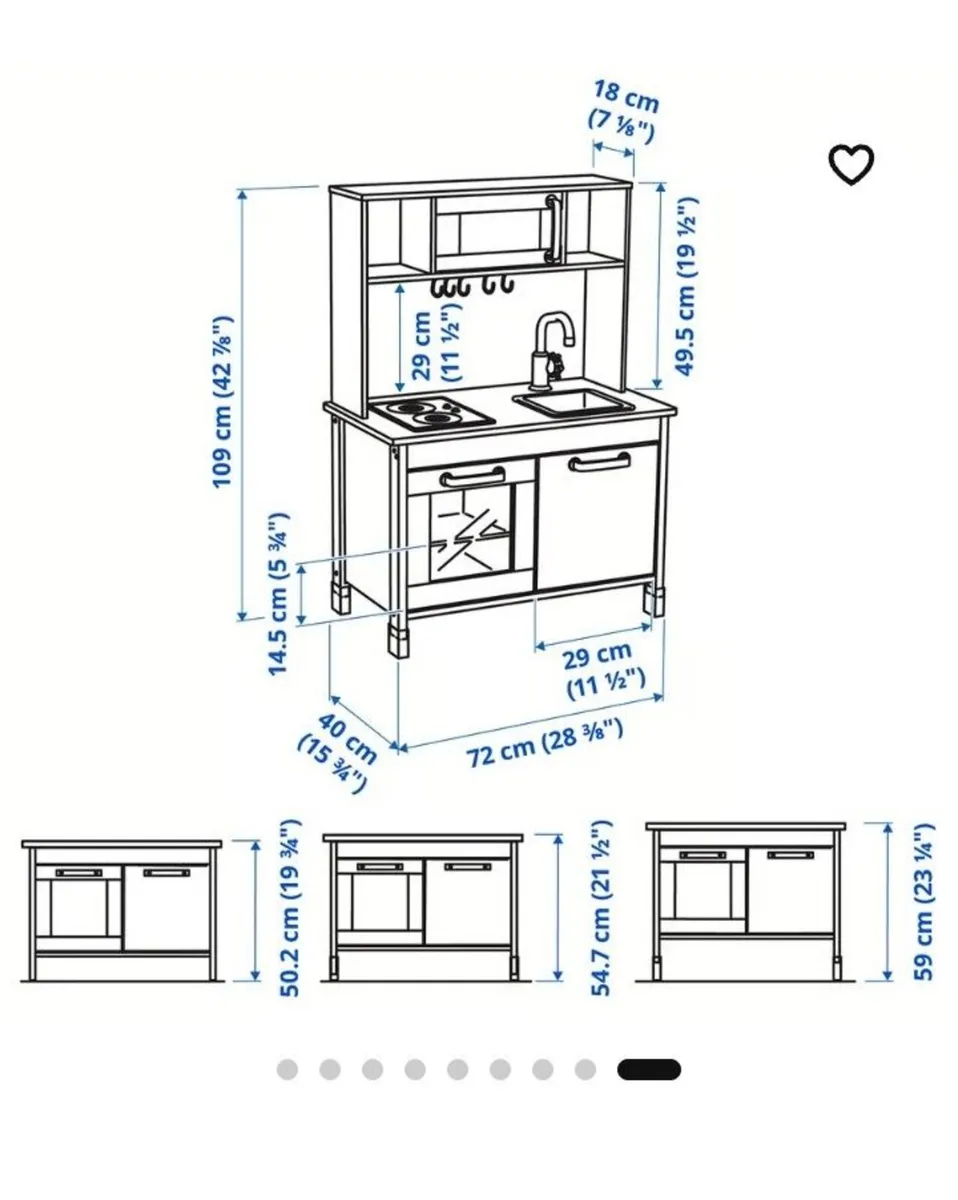 Quality Wooden Kids Play kitchen - Image 2