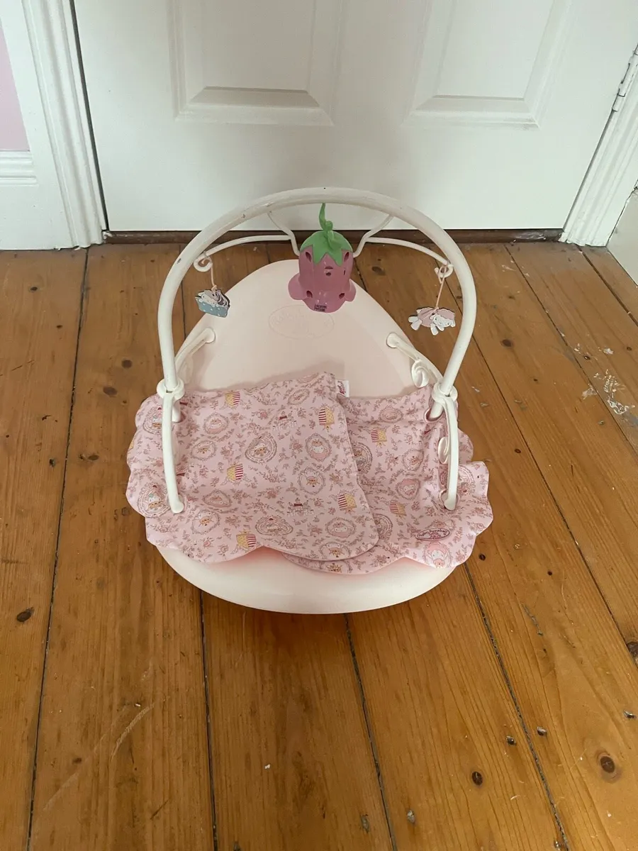Doll, double buggy , rocker and high chair - Image 2