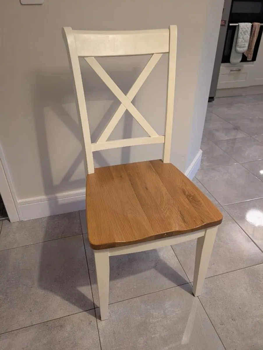 Solid Wood Table & Chairs - Image 4