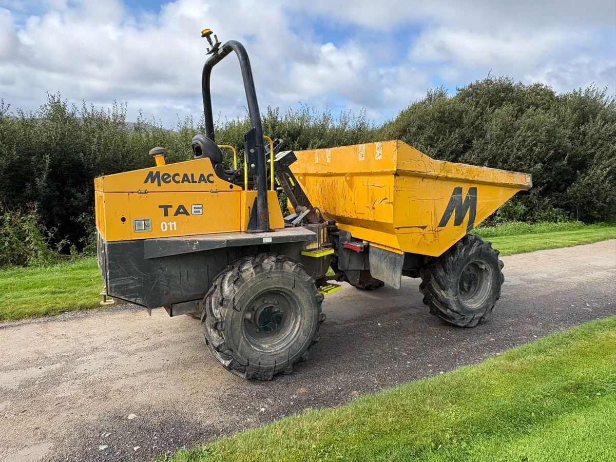 2018 MECALAC 6 tonne dumper - Image 2
