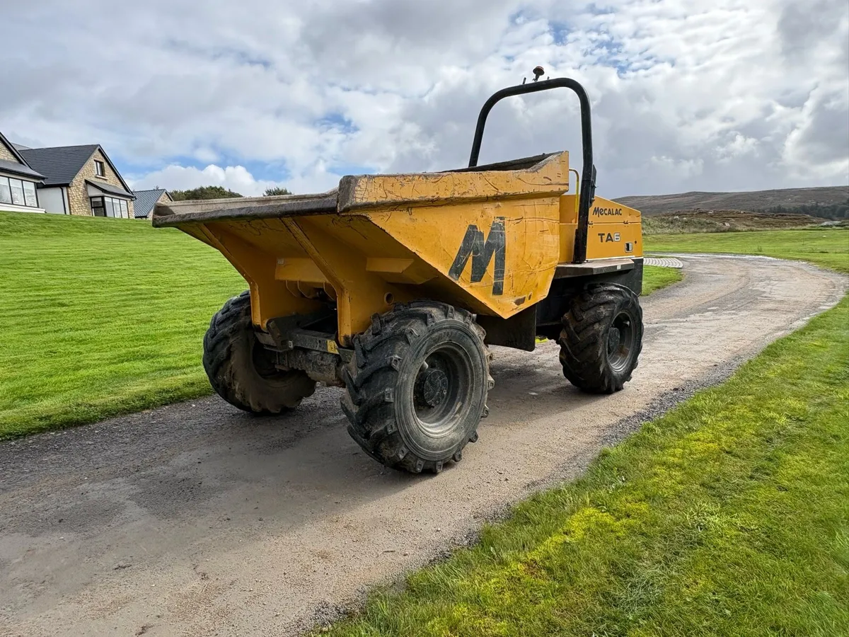 2018 MECALAC 6 tonne dumper - Image 4