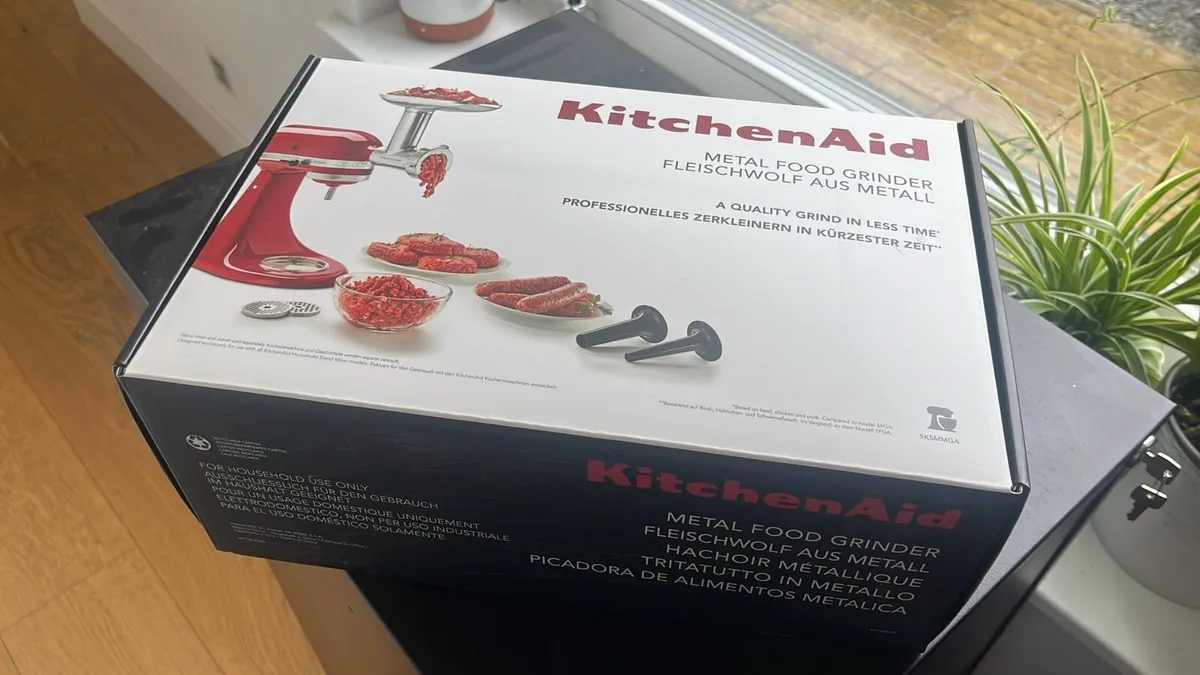 Kitchen Aid meat grinder and sausage stuffer set - Image 2