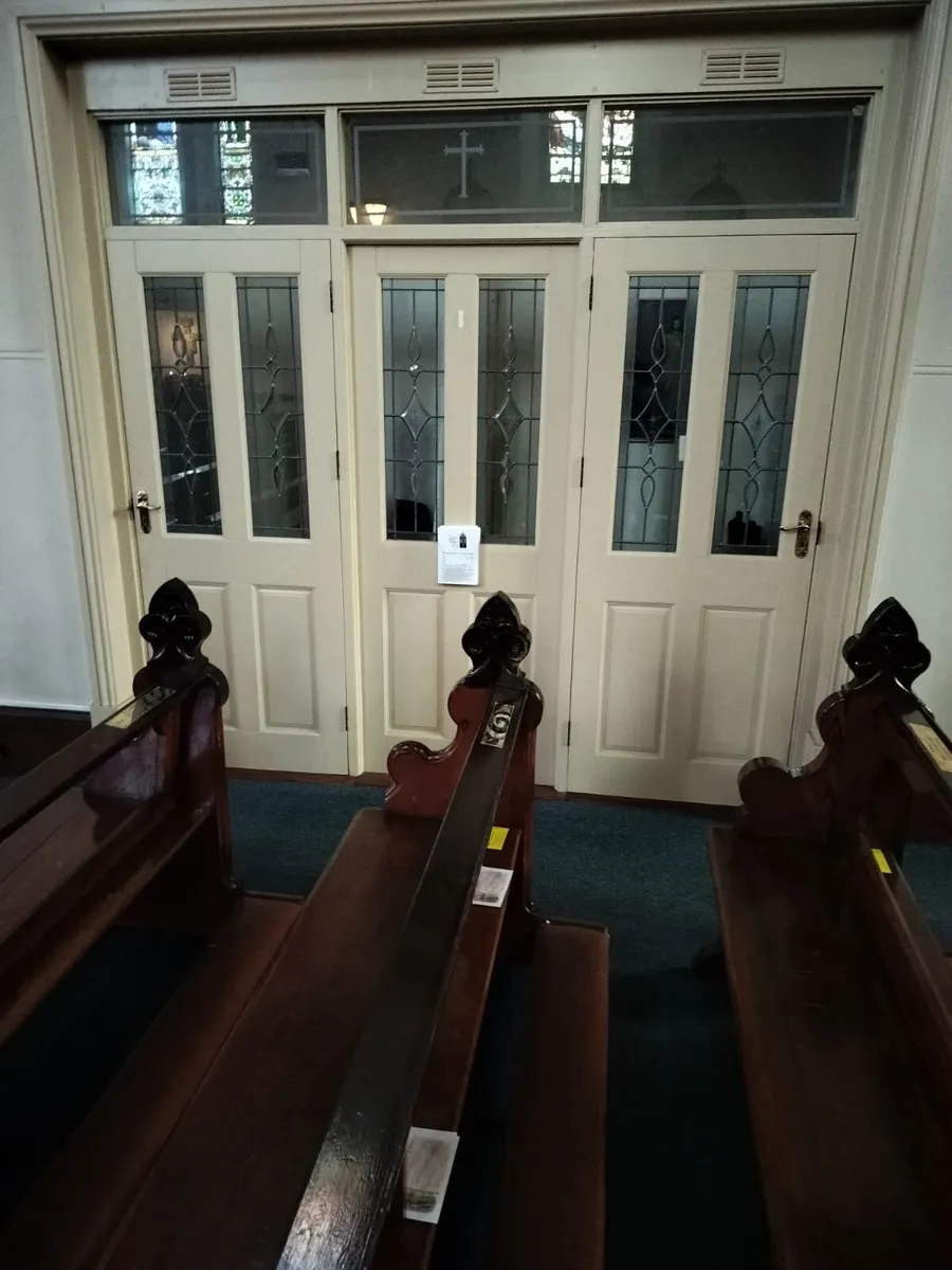 Teak doors
