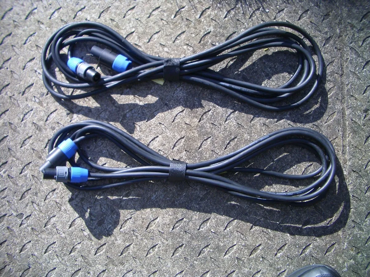 2 New  Neutrik/Speakon Speaker Cables - Image 2
