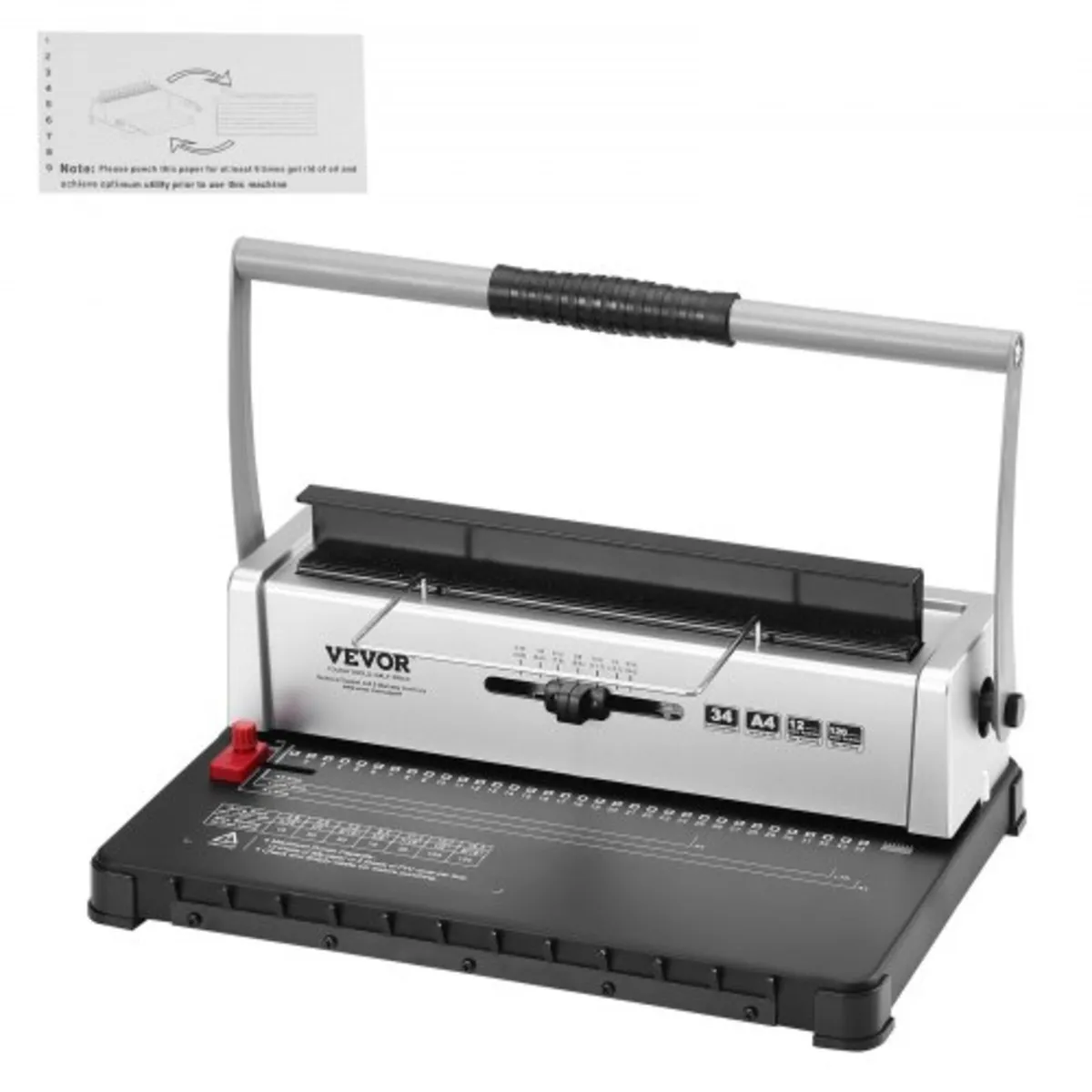 Coil Spiral Binding Machine, Manual Book Maker 34- - Image 1