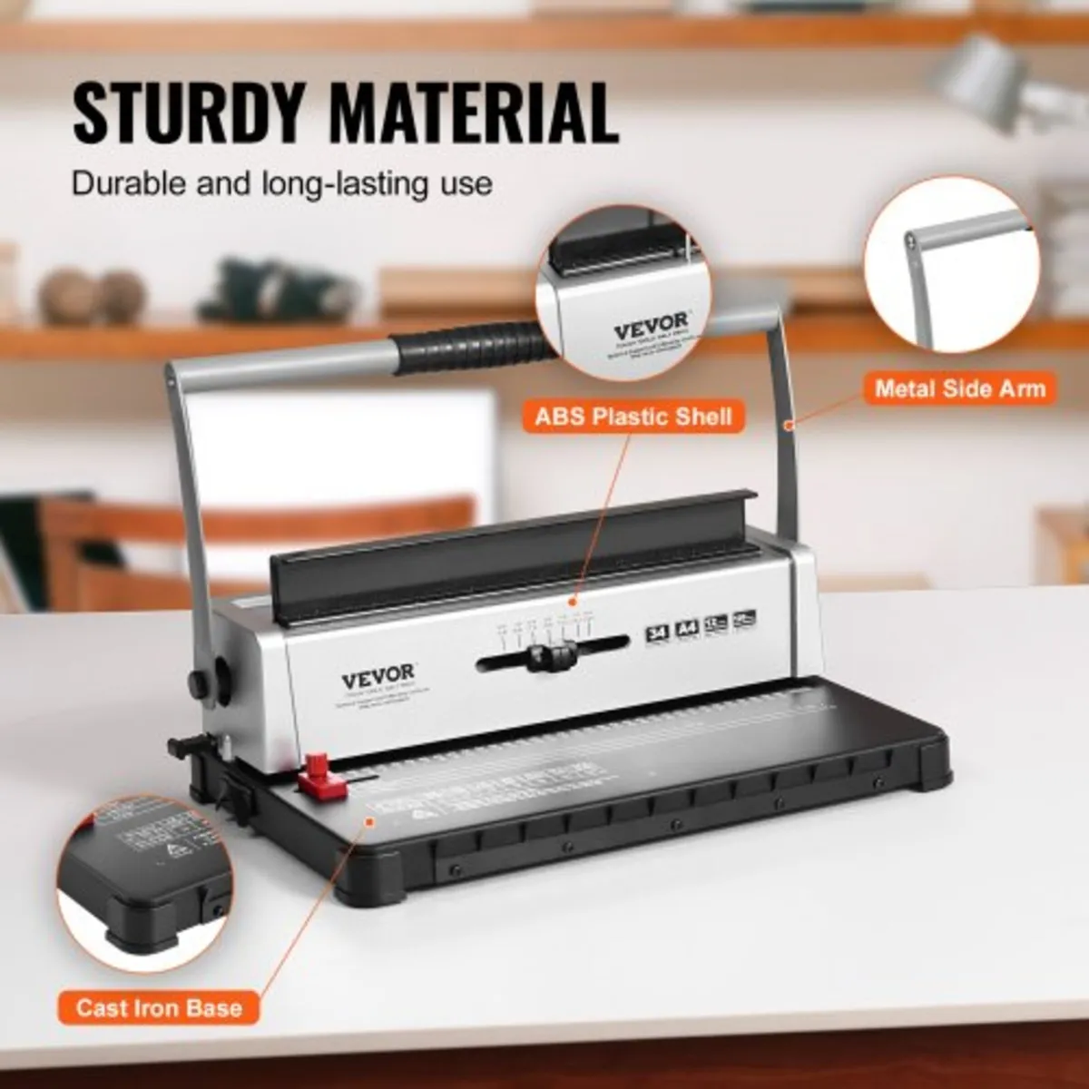 Coil Spiral Binding Machine, Manual Book Maker 34- - Image 4