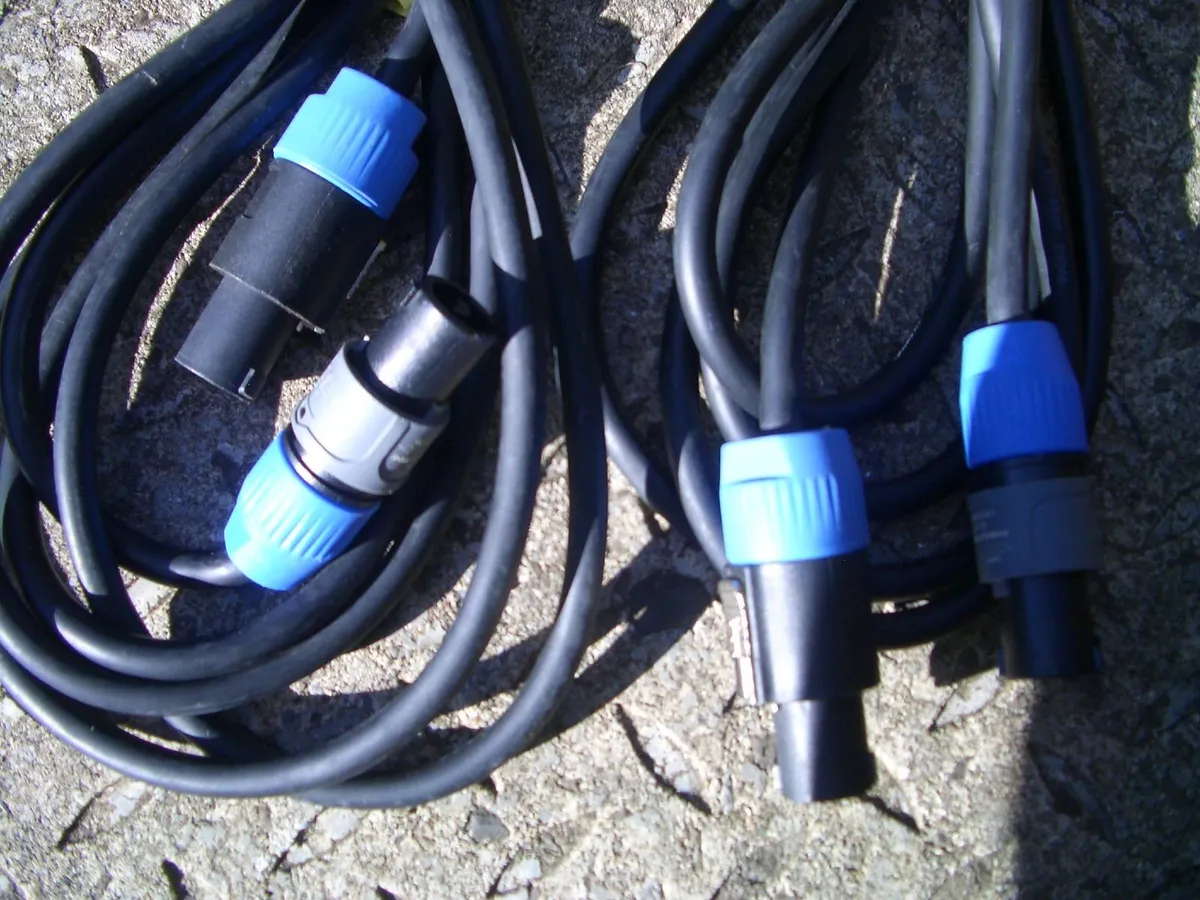 2 New  Neutrik/Speakon Speaker Cables - Image 3