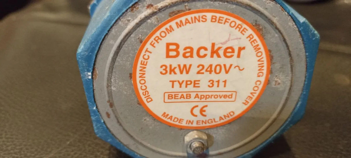 Backer 3KW Immersion Heater - Image 2