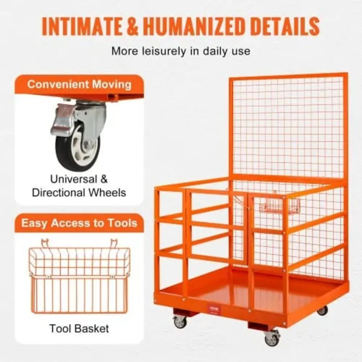 Forklift Safety Cage Work Platform 109 x 114.3 cm - Image 4