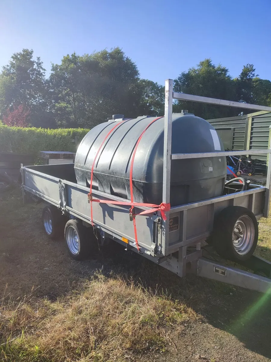 5x12 flat bed with side and ramps 2750 kg rated - Image 2