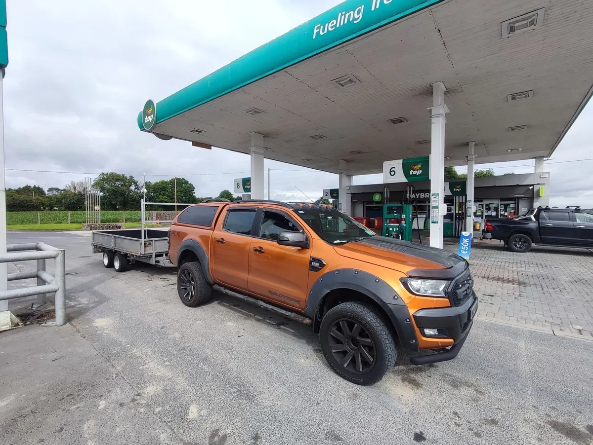 5x12 flat bed with side and ramps 2750 kg rated - Image 3