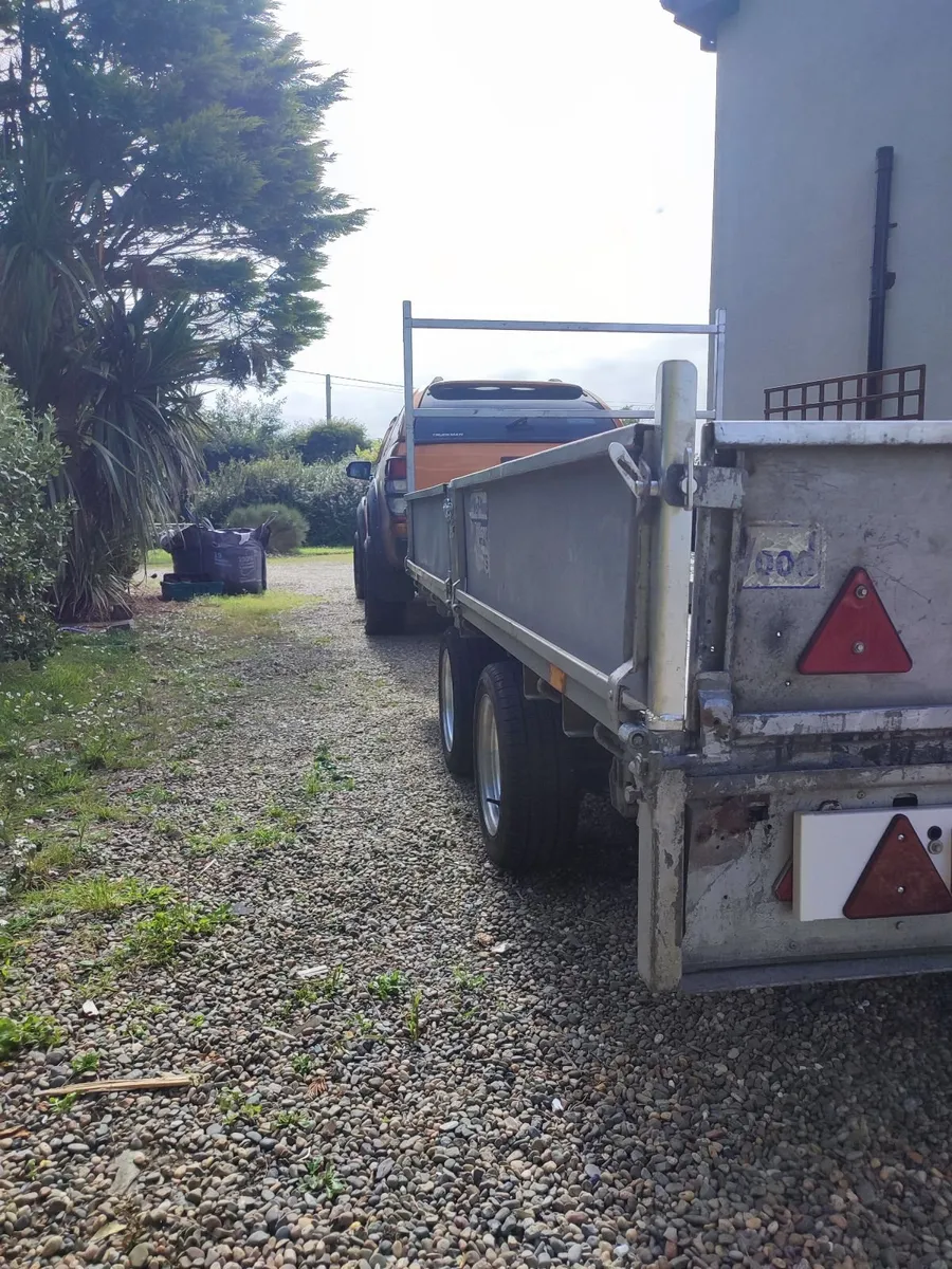 5x12 flat bed with side and ramps 2750 kg rated - Image 4