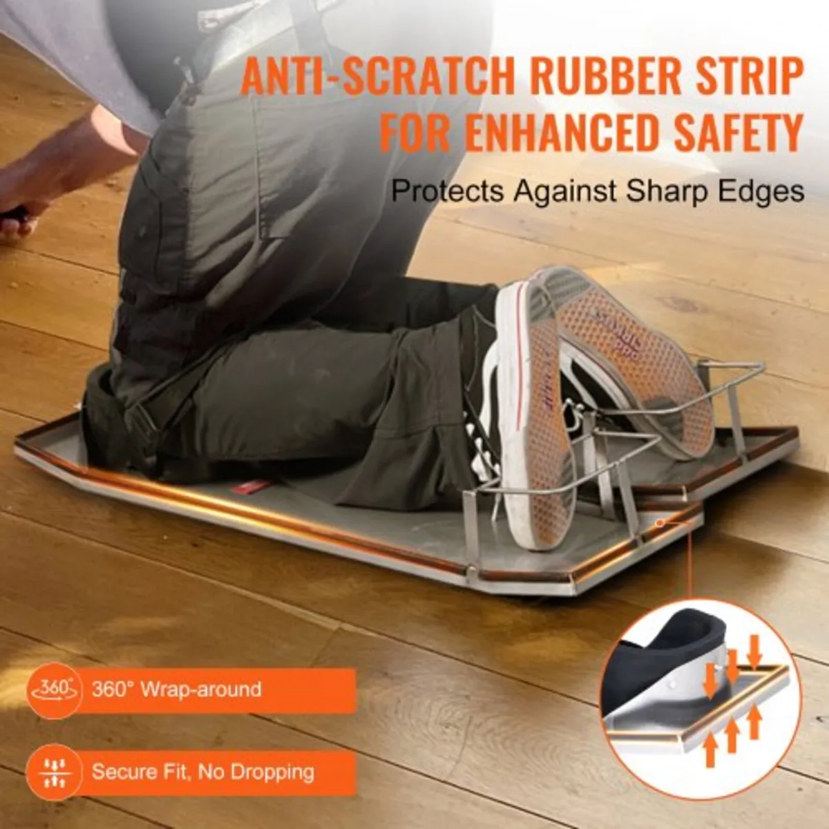 Concrete Knee Boards Stainless Steel, 30'' x 10'' - Image 2