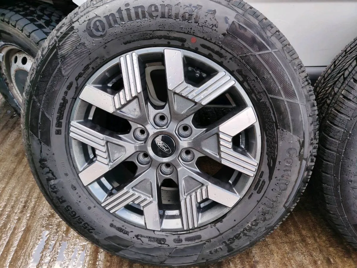 18" Ford Ranger alloy, new Continental tyres - Image 2
