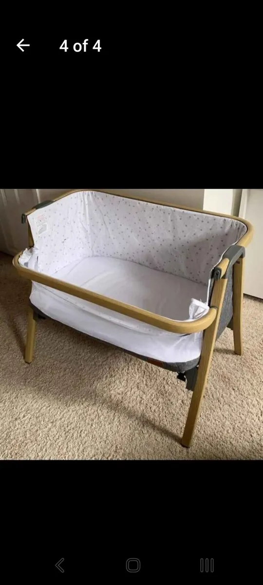 Baby cot / bedside crib - Image 3