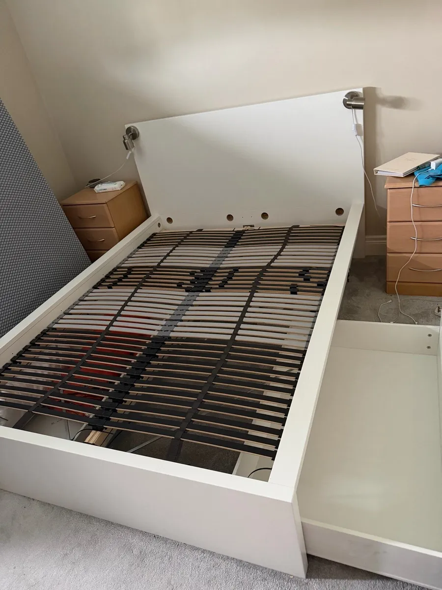 Ikea malm double bed - Image 1