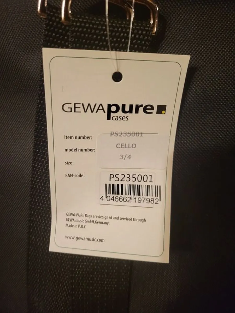 3/4 Primavera Prima 200 Cello - Full Outfit with New Bag, Bow, Strings - Limerick - Image 4