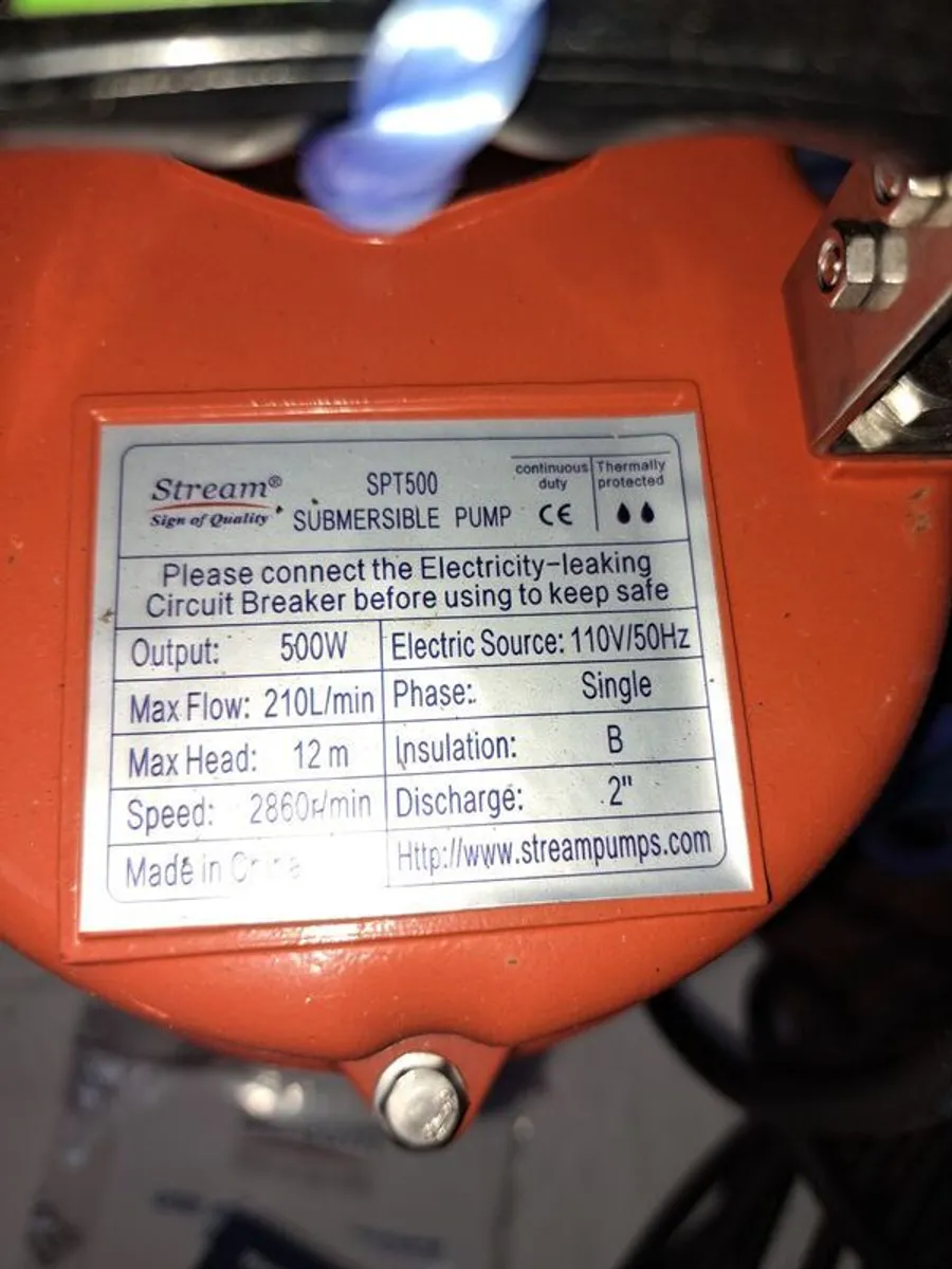 2 inch submersible dirty water pump - Image 3