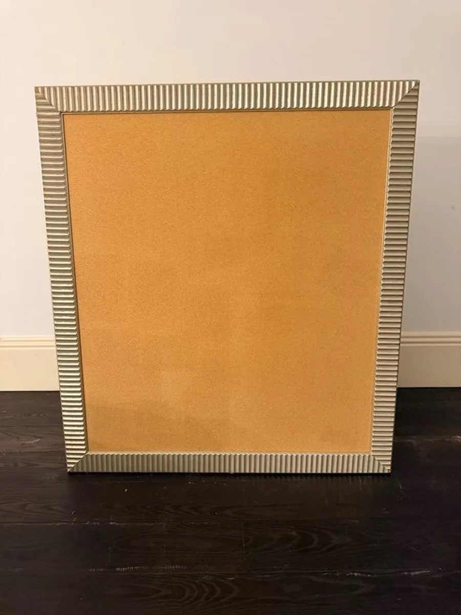 Cork Pin Boards with Silver Frames - Image 2