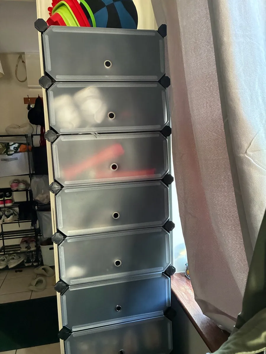 10-Tier Modular Shoe Storage Cabinet - Image 2