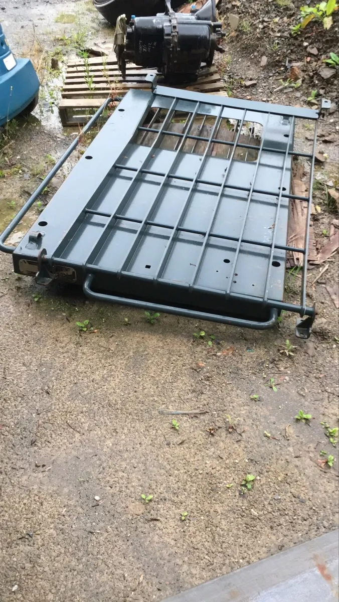 Excavator cab guard. Tanco loader brackets. - Image 1