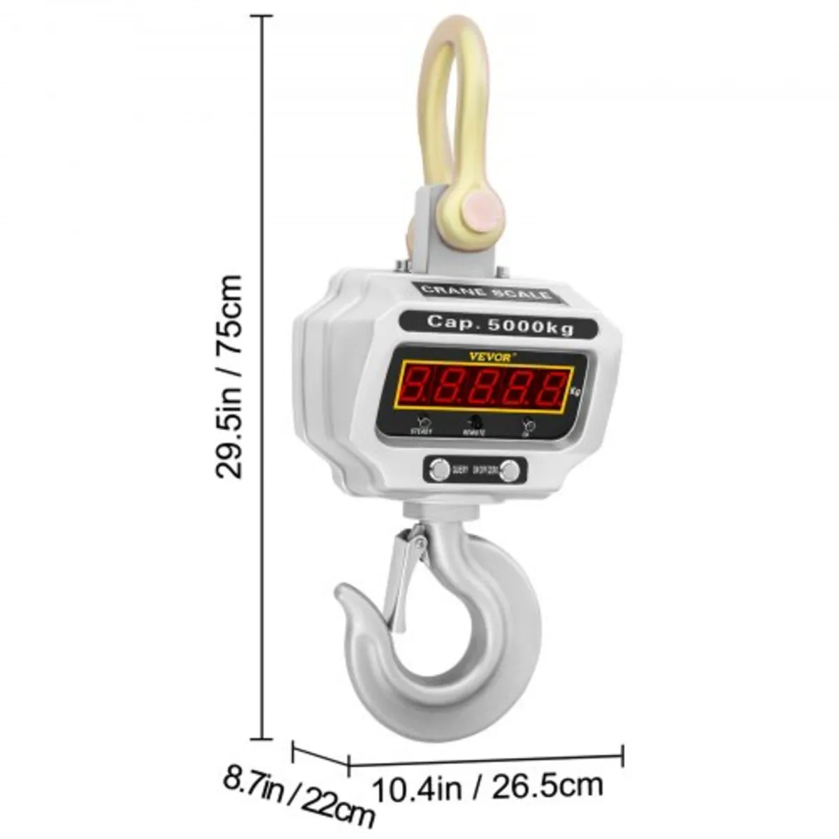5000kg 11000lbs Digital Crane Scale Heavy Duty Cra - Image 3