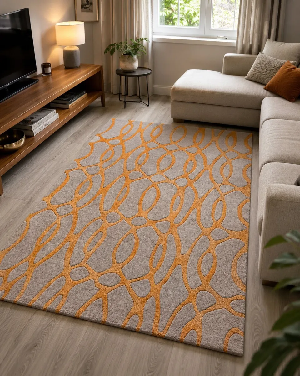Designer Wool Rug 160 x 230 - Image 1