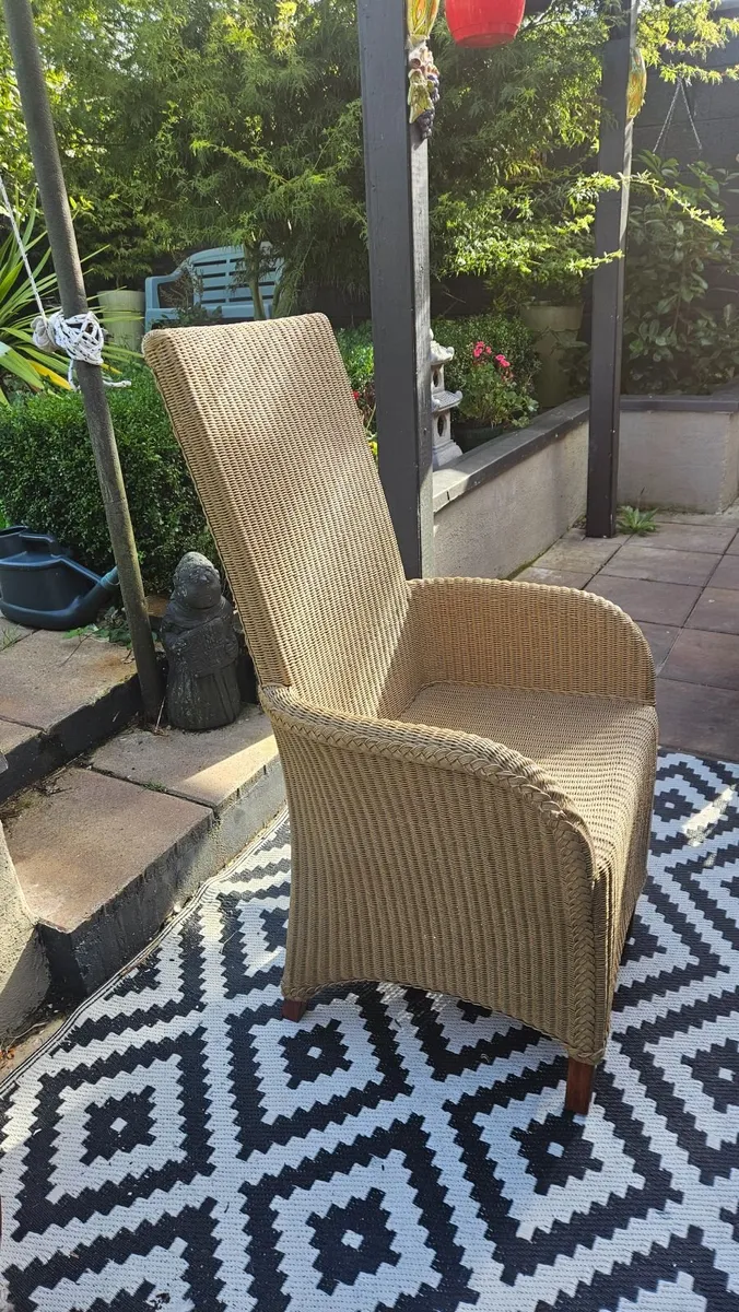 Beautiful Loom rattan style chair in perfect condi - Image 2