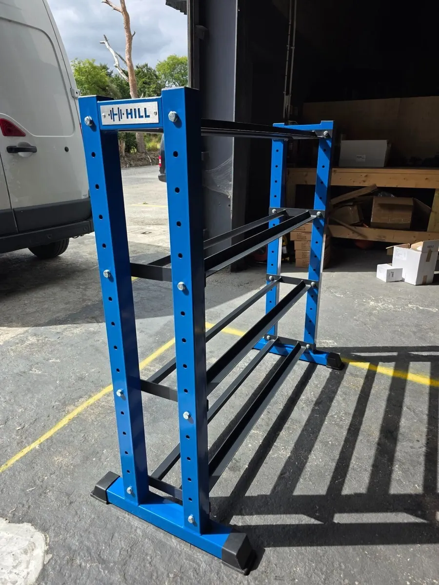 Dumbbell Storage 4  Tier Commercial Rack - Image 1