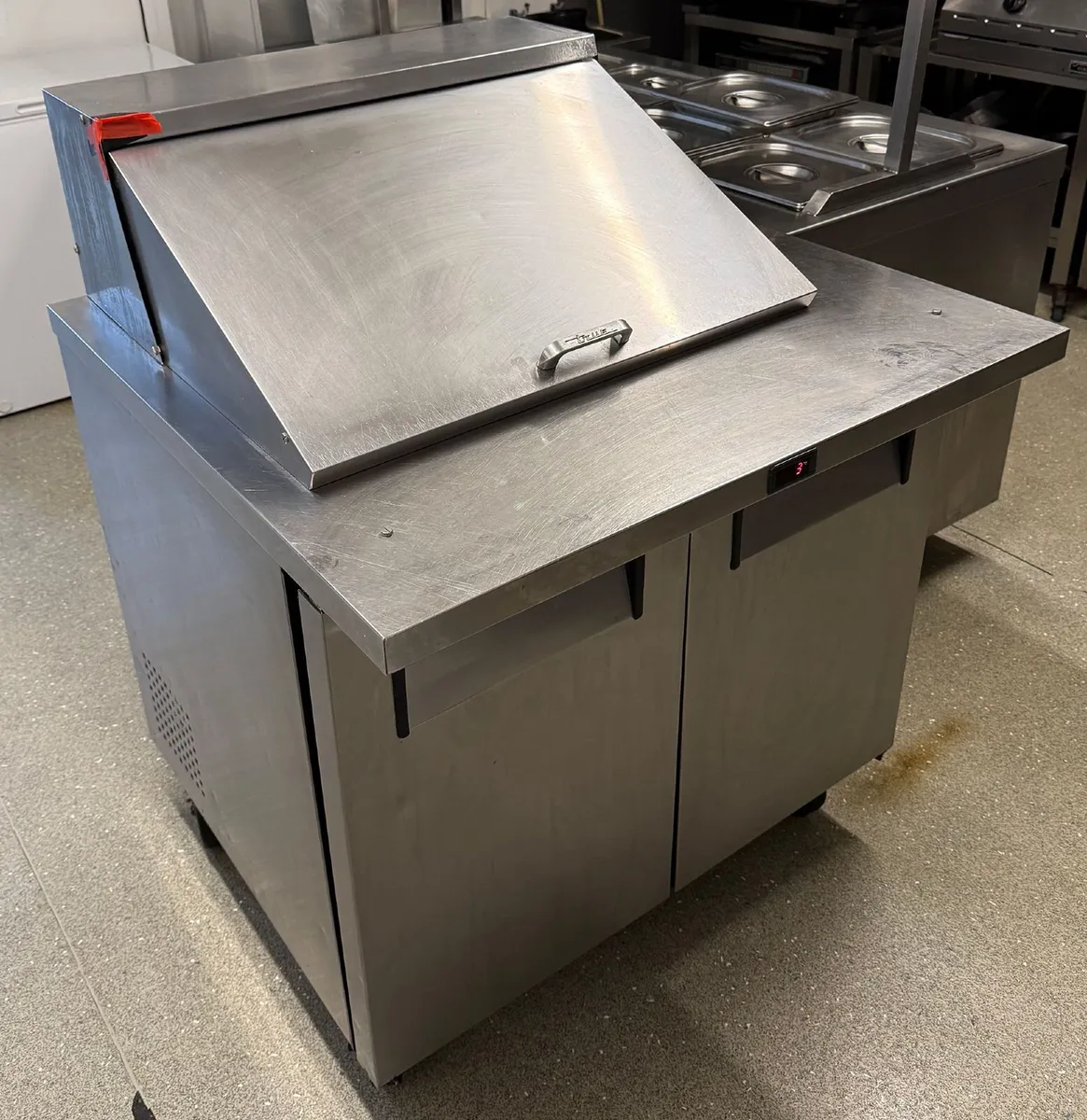 True Fridge, Salad Bar and Chest Freezer for Sale - Image 1