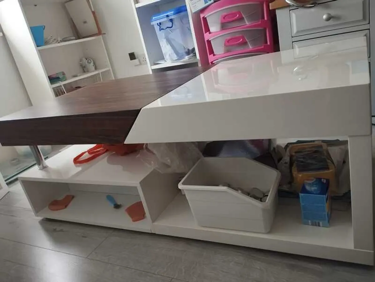 Coffee table  with Storage and extenable - Image 4