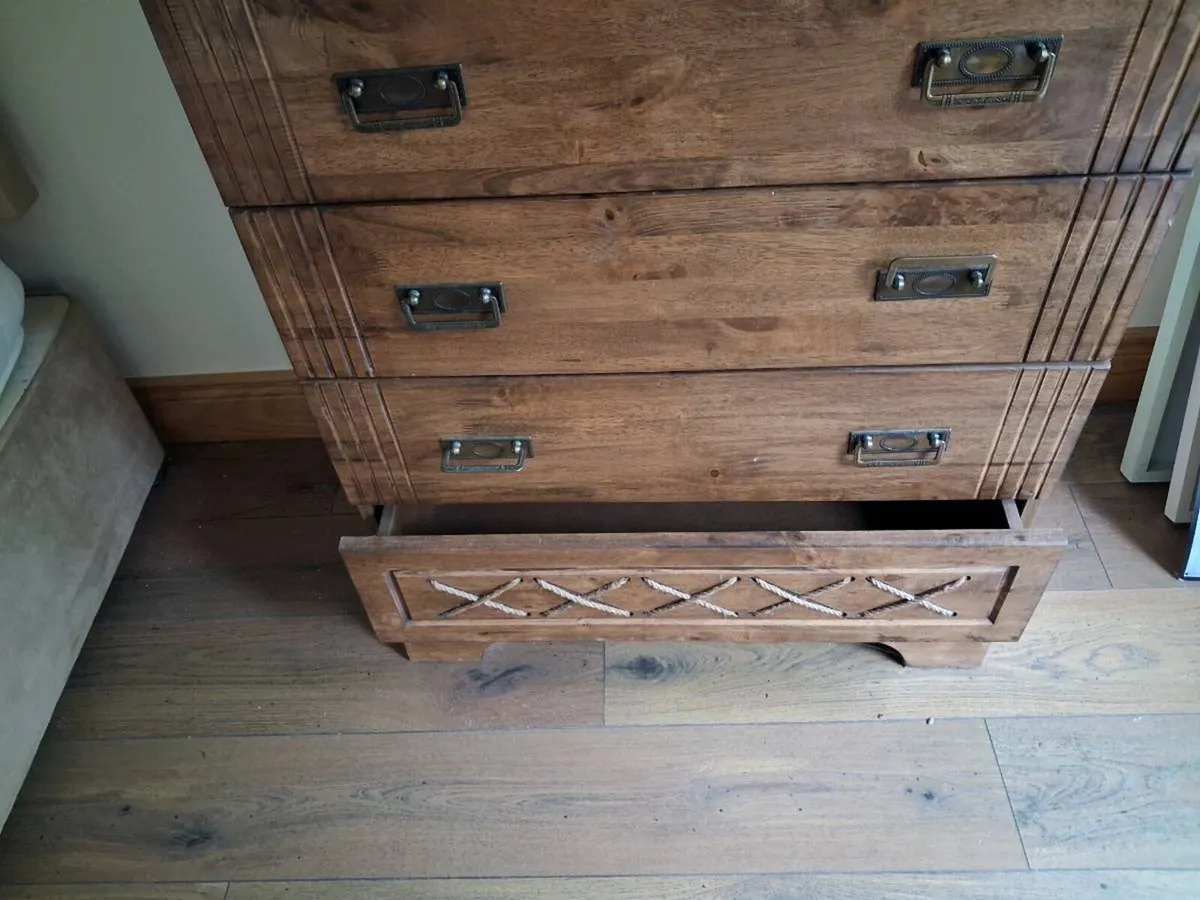 Large wooden clothes drawers - Image 4