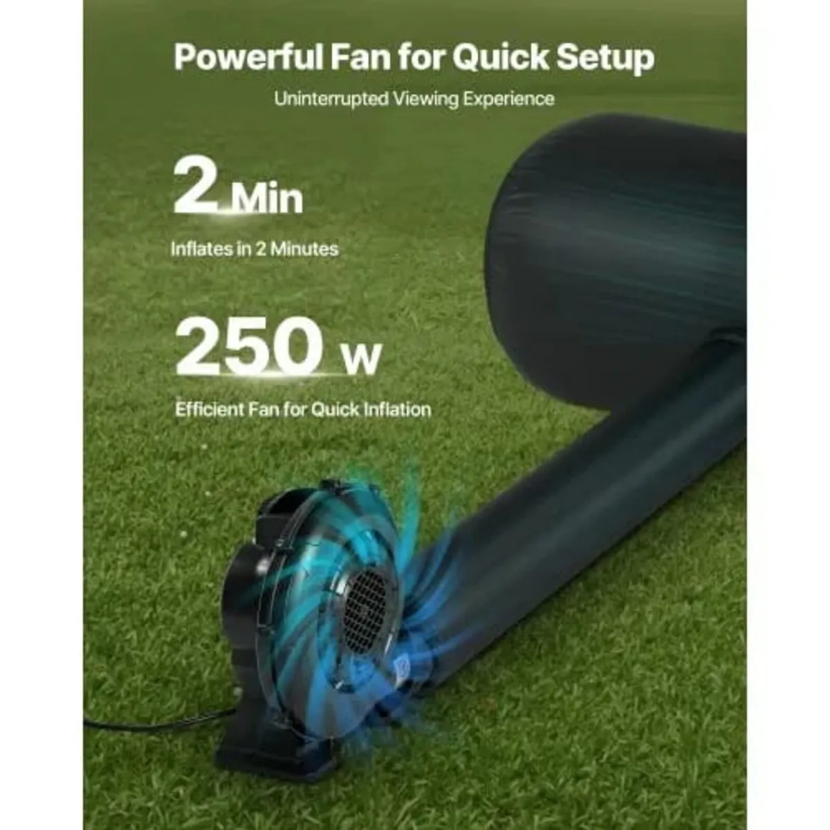 20 ft Inflatable Movie Screen, 600D Washable Infla - Image 4