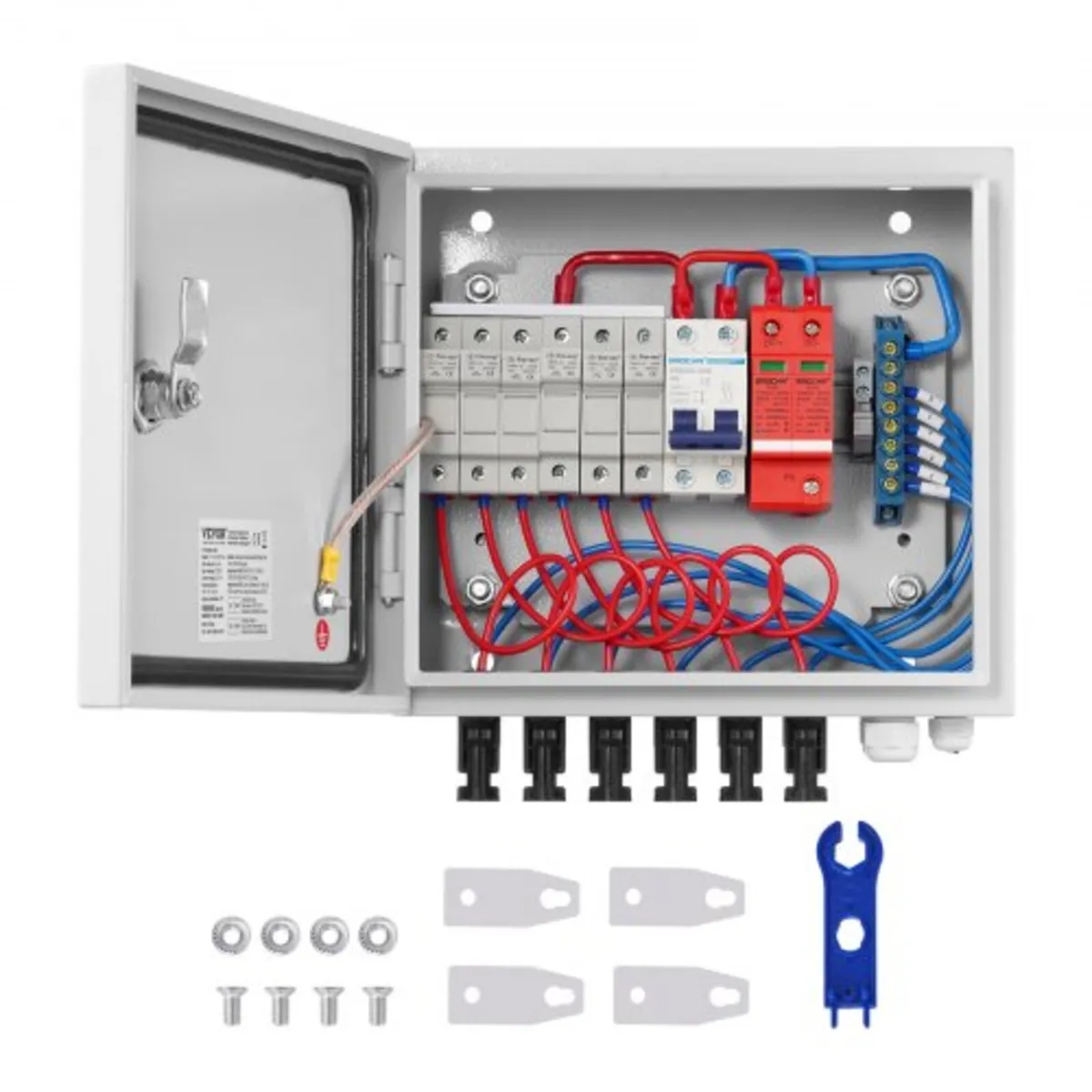 PV Combiner Box, 6 String, Solar Combiner Box with - Image 1