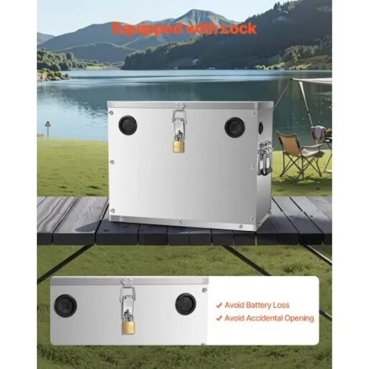 Battery Box, Group 24/31 Trolling Motor Battery Bo - Image 4