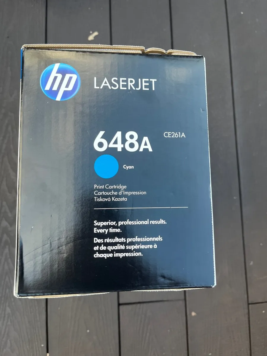 HP CE261A Cyan 648A Ink Toner - Image 1