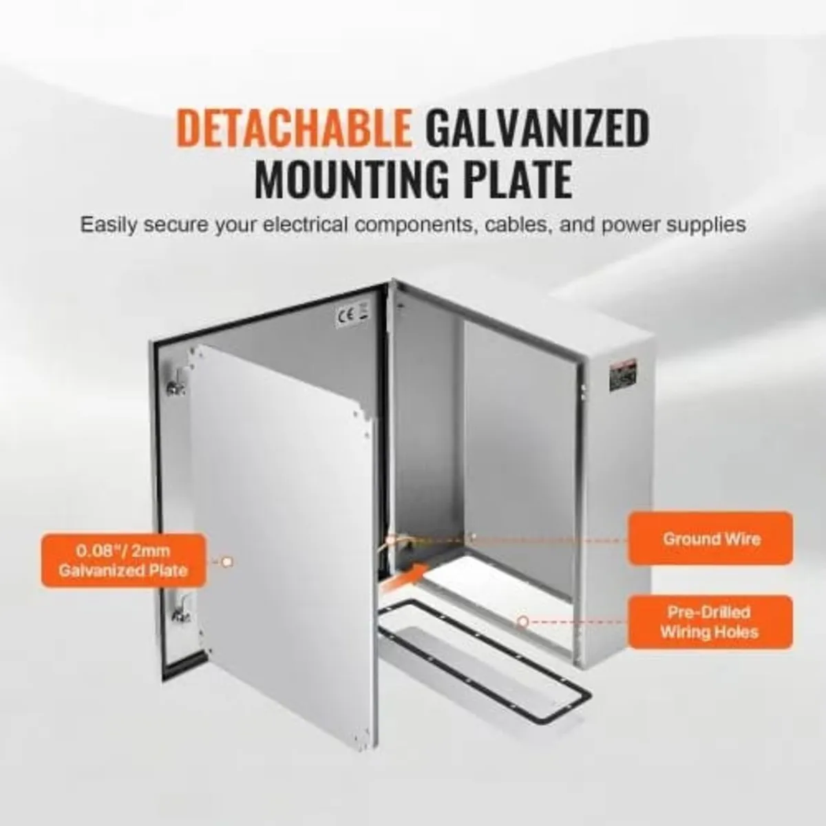 Steel Electrical Box, 60x50x20 cm, 304 Stainless S - Image 4