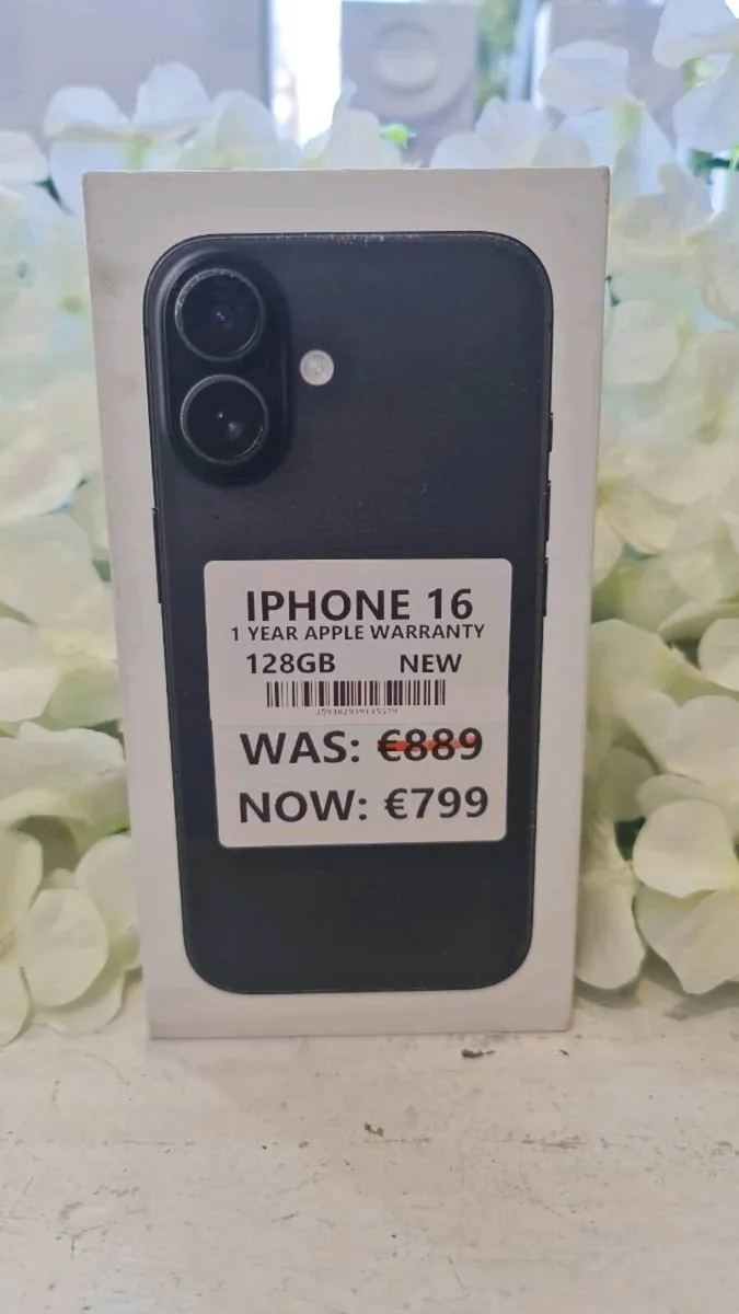 IPHONE 16 128GB New 1 year warranty