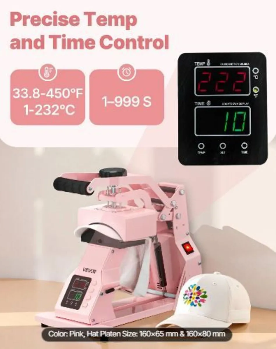 Hat Heat Press Machine, with 2pcs - Image 1