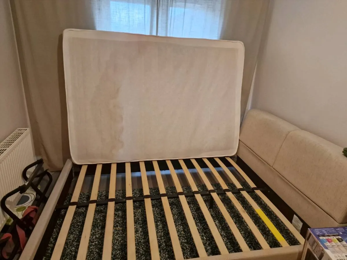 Free double bed frame + mattress - Image 2