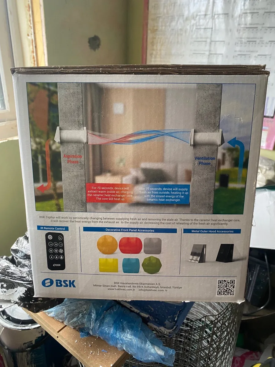 BSK Zephyr V2 Single-Room MVHR Heat Recovery Unit - Image 3