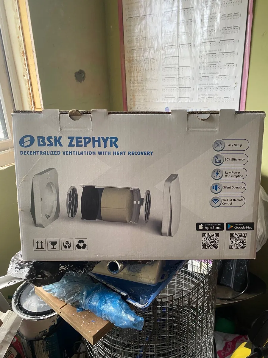 BSK Zephyr V2 Single-Room MVHR Heat Recovery Unit - Image 2