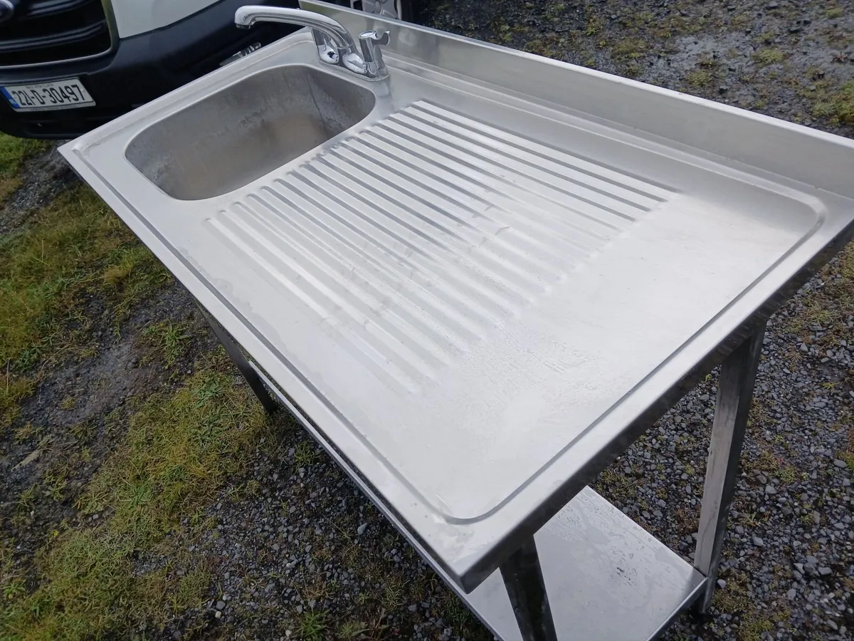 Staneless steel cabbinet sink unit complete - Image 4