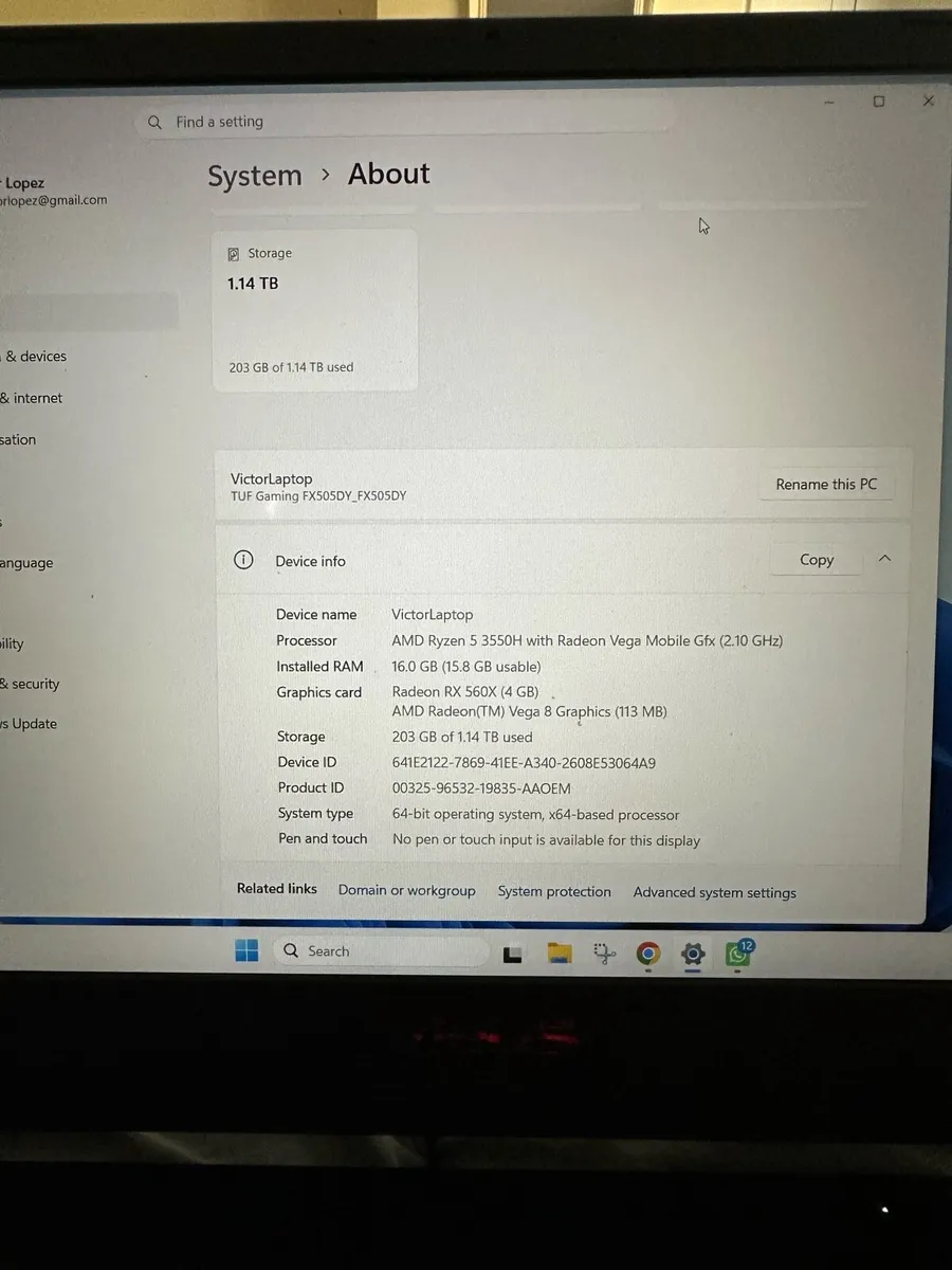 ASUS TUF GAMING LAPTOP - Image 2